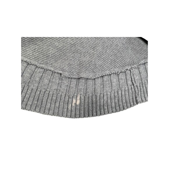 Victoria Secret Pink Sweater Women's Size: M Gray Pullover Knit Long Sleeve - Picture 5 of 9
